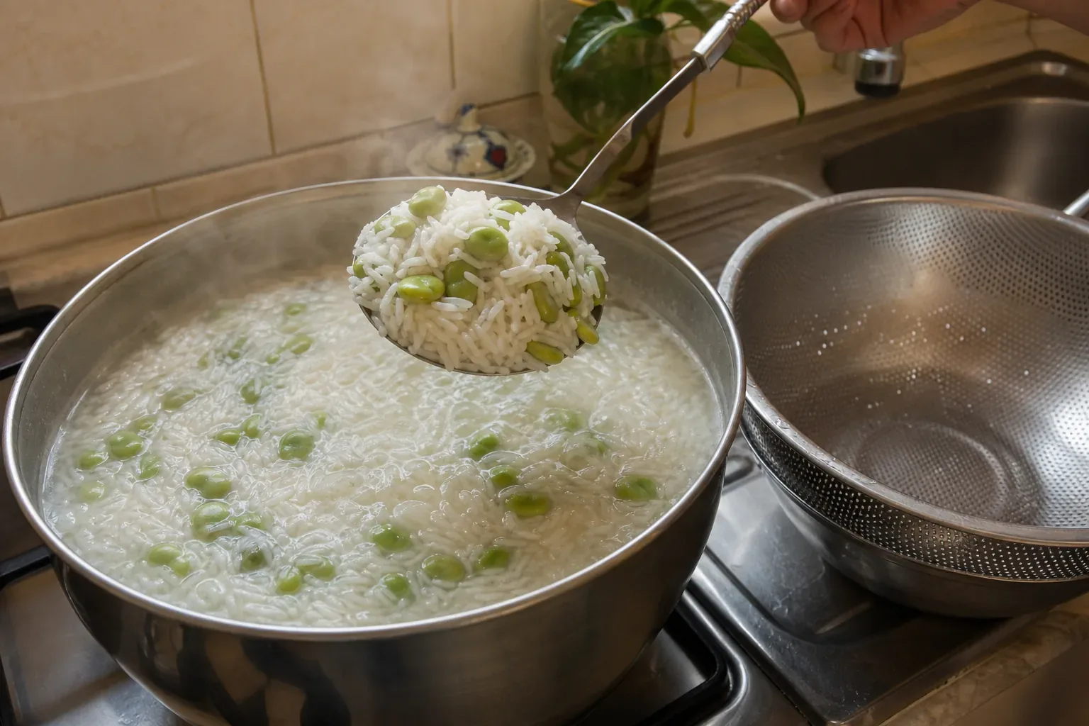 باقالی را نیم‌پز کنید