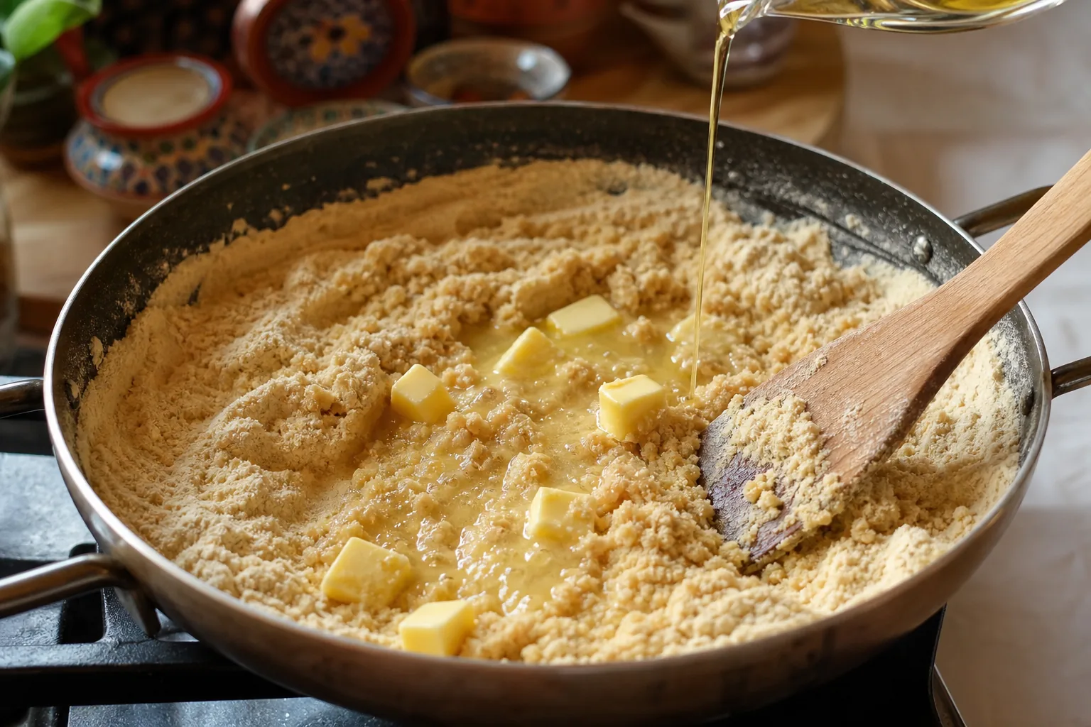 چربی را اضافه کنید