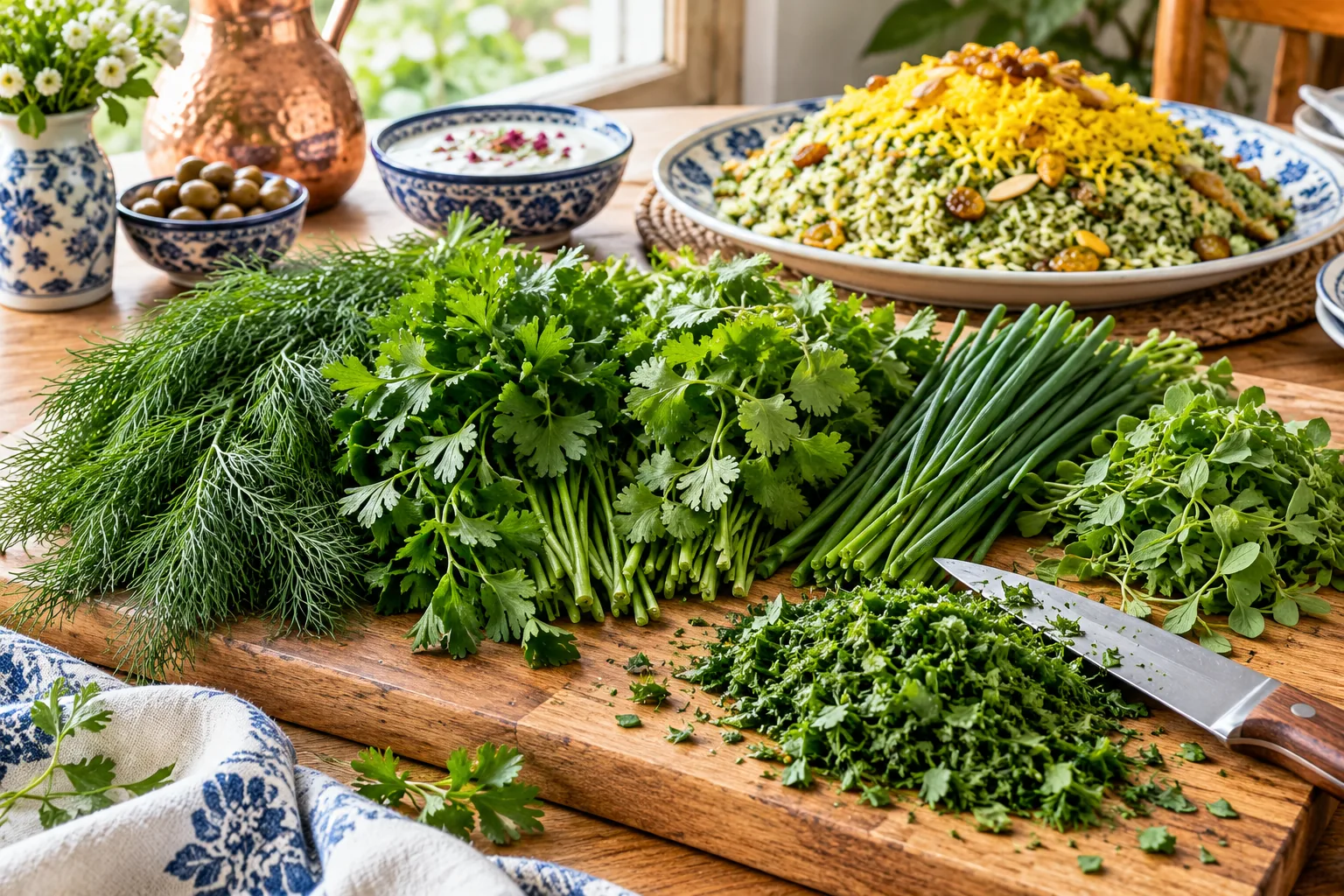 سبزی پلویی شامل چه سبزیهایی است؛ ترکیب و نسبت