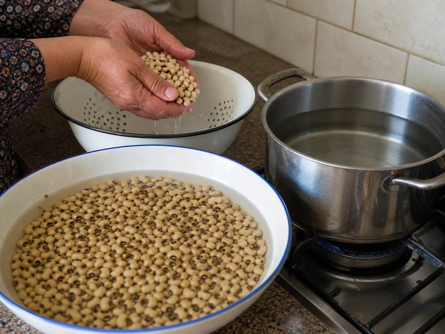 قابلمه را برای تهدیگ آماده کنید