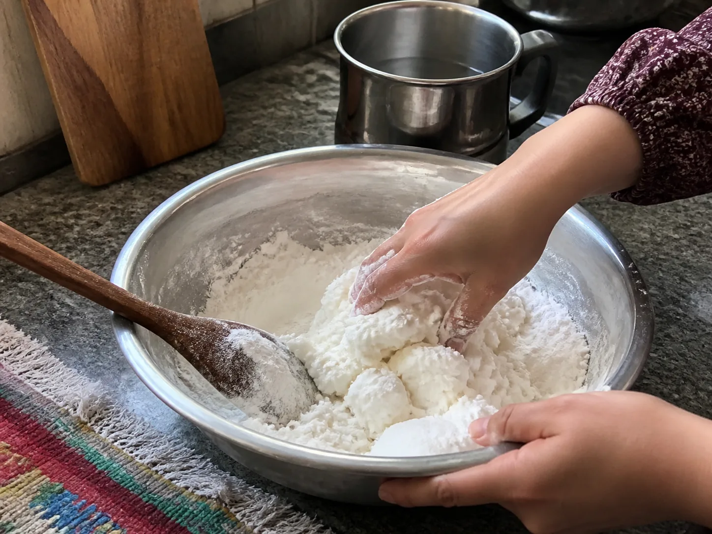 ورز دادن خمیر رایسکیک