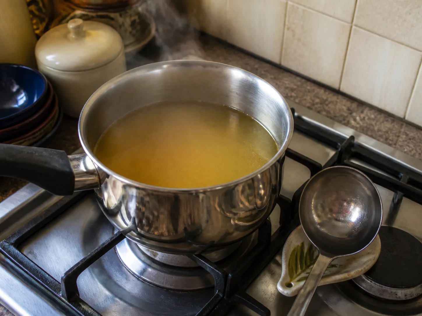 آب‌گوشت را گرم نگه دارید