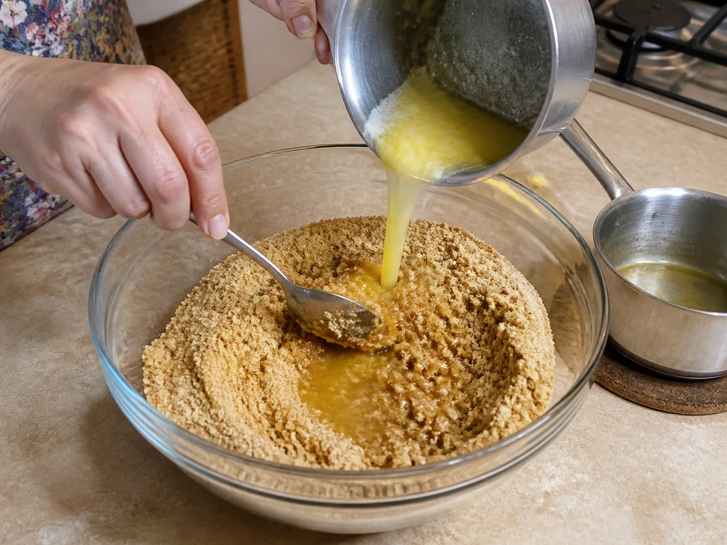 چسباندن کف با کره