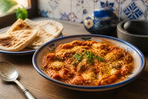 میرزاقاسمی اصیل با بادمجان کبابی